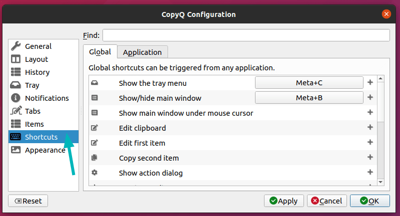 copyq clear manager