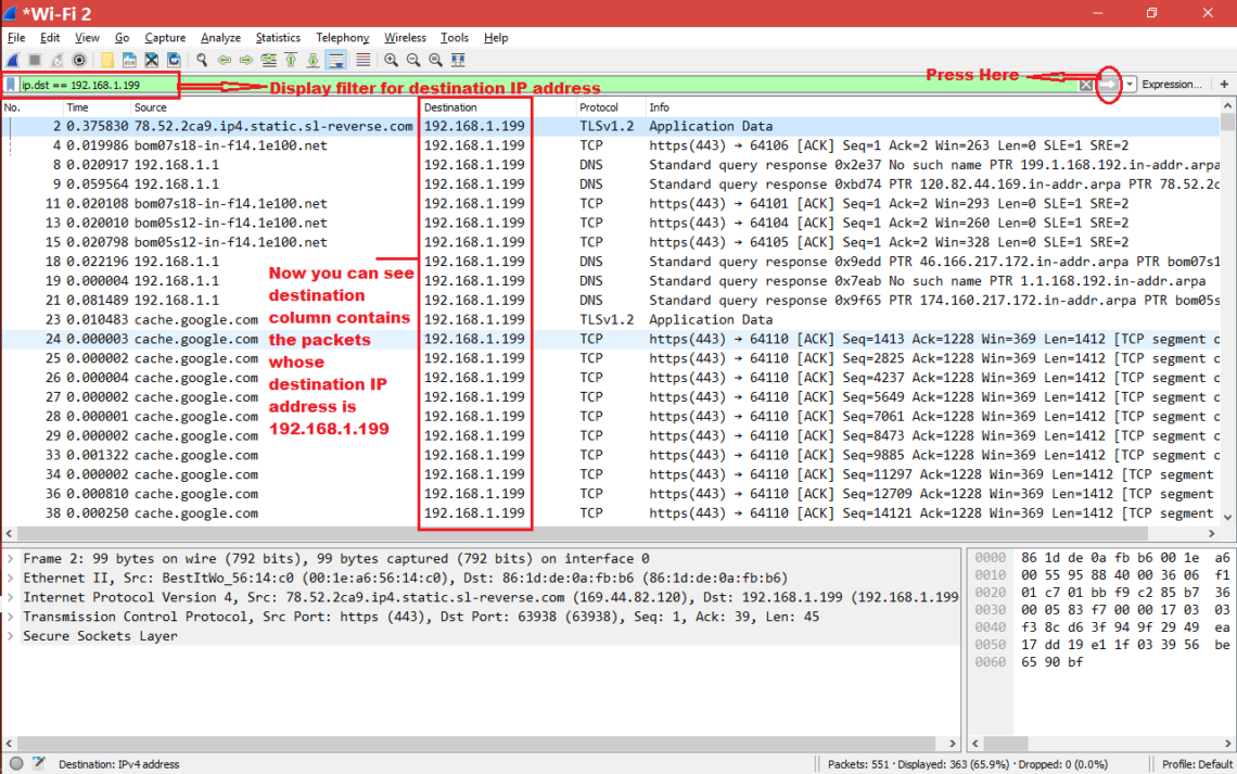 how to use wireshark to get ip teamspeak