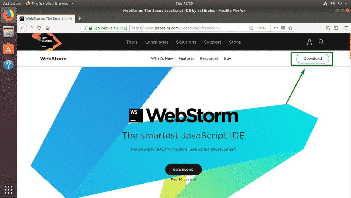 ubuntu webstorm