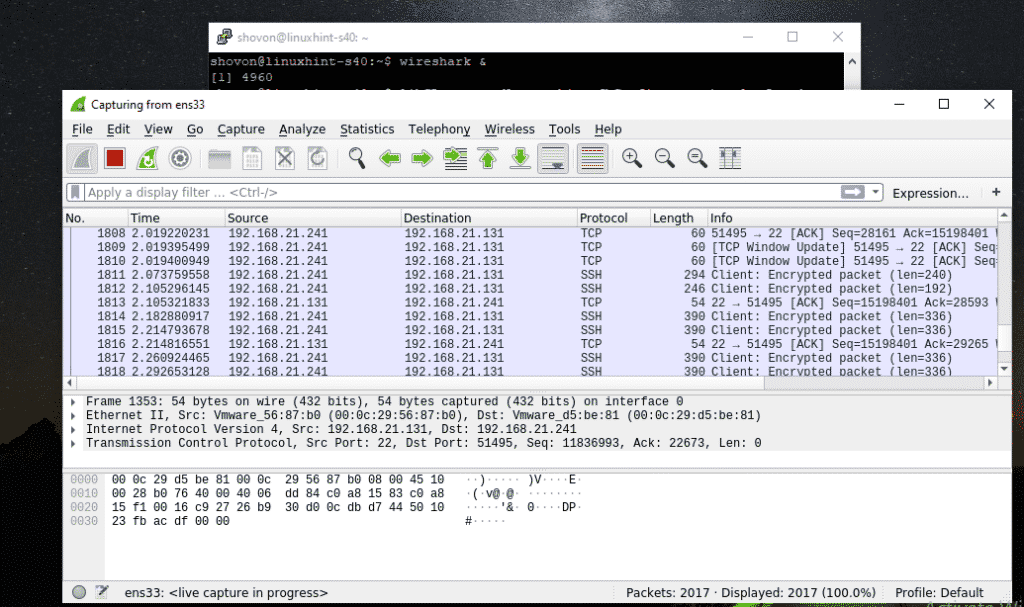 tutoriel wireshark linux