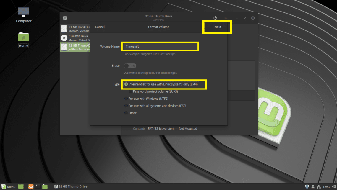 Установка linux mint на btrfs ssd