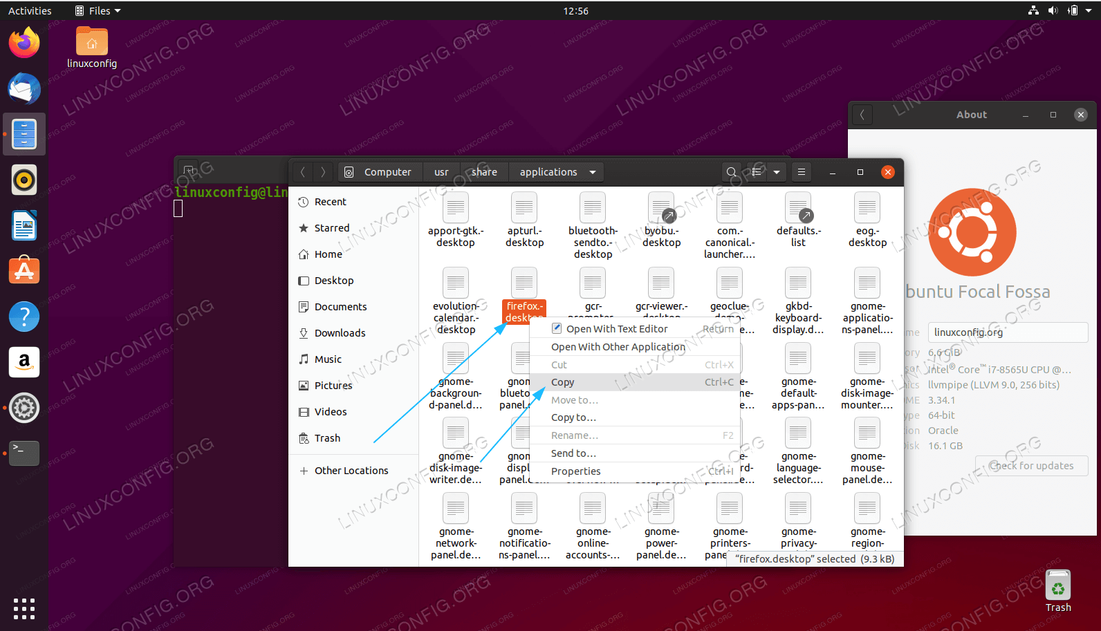 Goto Linux Com Ubuntu 04 Focal Fossa Linuxでデスクトップショートカットランチャーを作成する方法