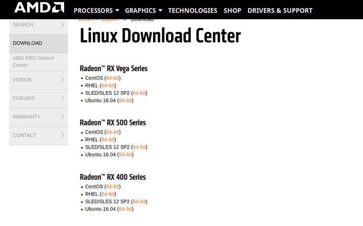 Goto-Linux.Com | Как Установить Последние Версии Драйверов AMD.